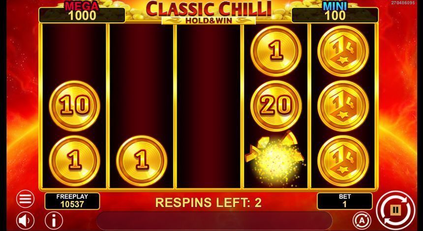 Classic Chilli Hold & Win screenshot