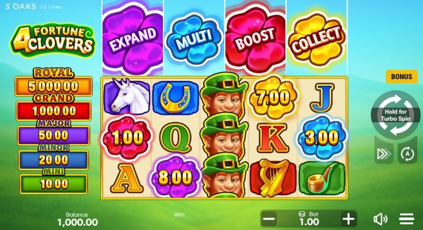 4 Fortune Clovers screenshot