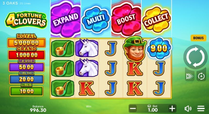 4 Fortune Clovers screenshot