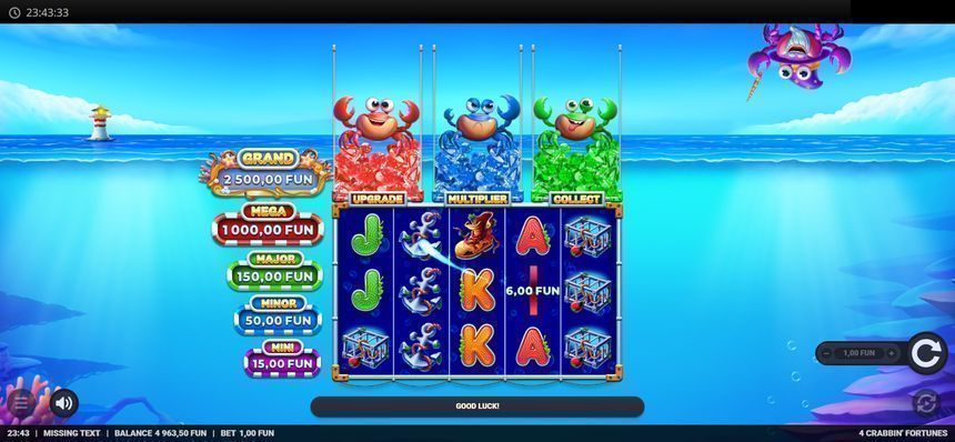 4 Crabbin' Fortunes screenshot