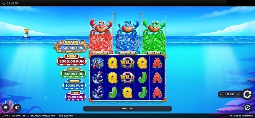 4 Crabbin' Fortunes screenshot