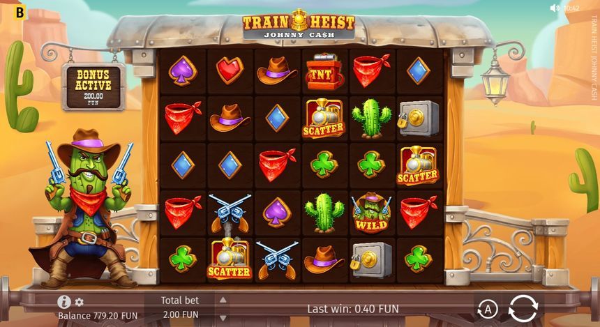 Train Heist Johnny Cash screenshot
