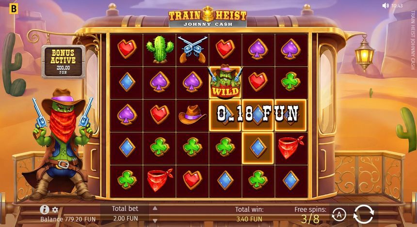 Train Heist Johnny Cash screenshot