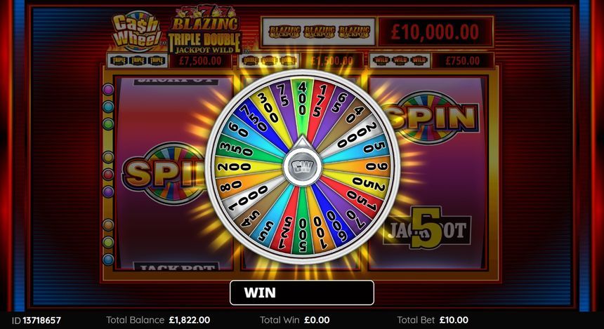 Cash Wheel Blazing 777 Triple Double Jackpot Wild screenshot