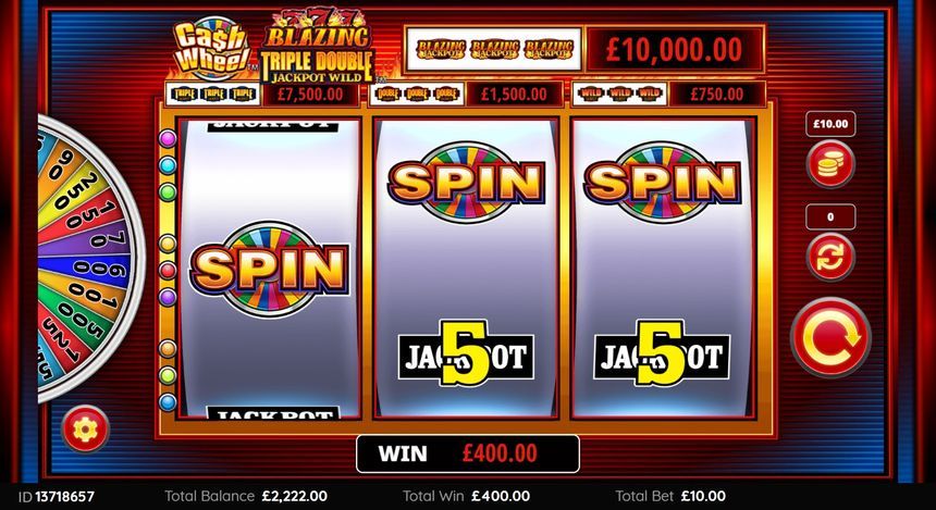 Cash Wheel Blazing 777 Triple Double Jackpot Wild screenshot