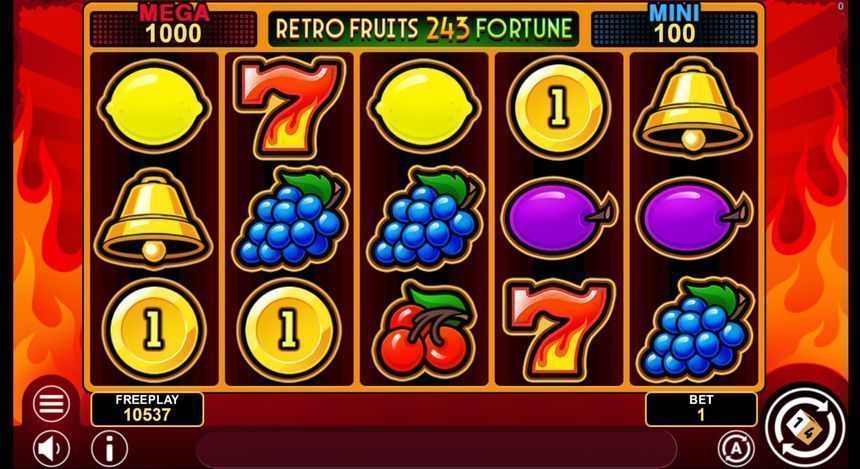 Retro Fruits 243 Fortune screenshot