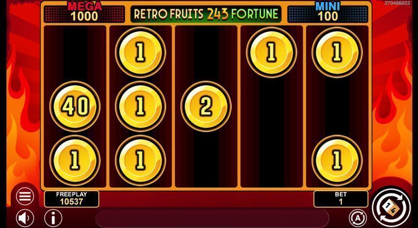 Retro Fruits 243 Fortune screenshot