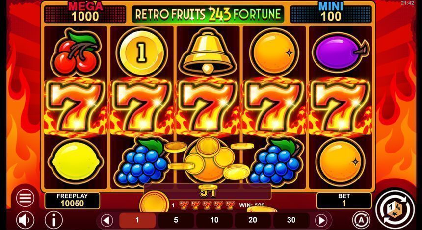Retro Fruits 243 Fortune screenshot