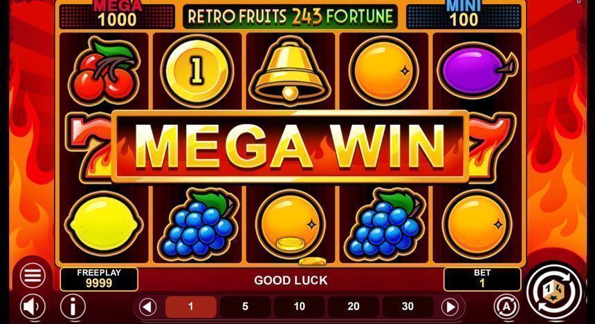 Retro Fruits 243 Fortune screenshot