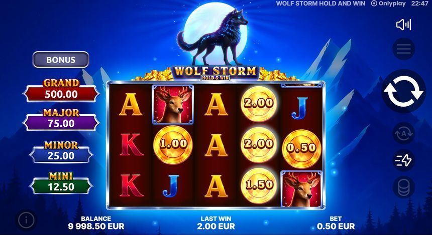 Wolf Storm: Hold & Win screenshot