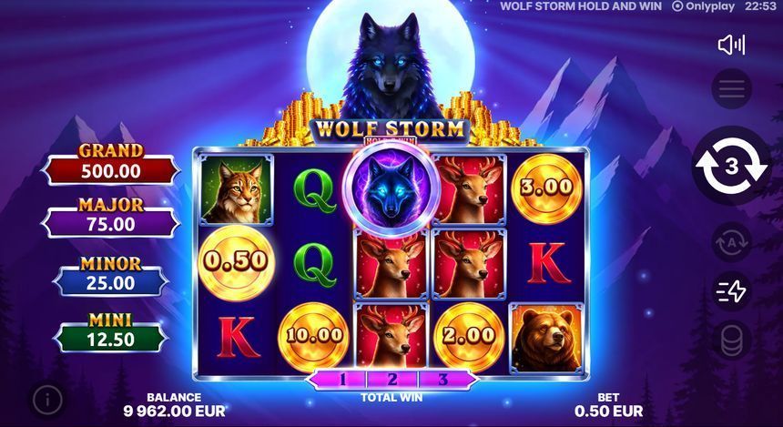 Wolf Storm: Hold & Win screenshot