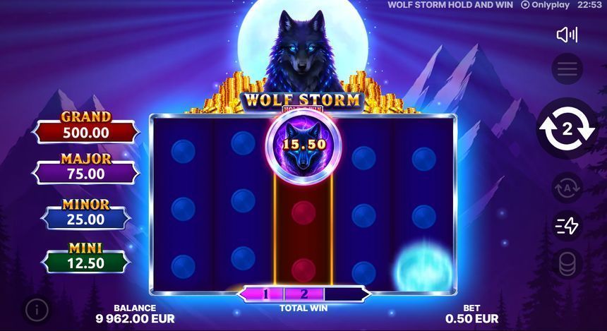 Wolf Storm: Hold & Win screenshot