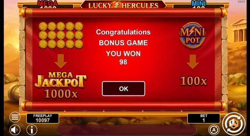 Lucky Hercules screenshot