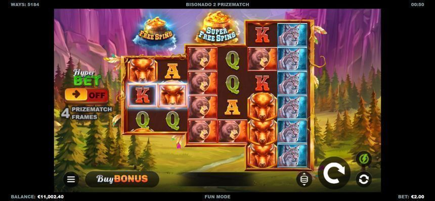 Bisonado 2 PrizeMatch screenshot