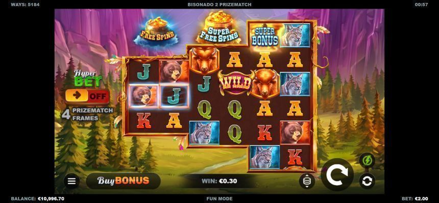 Bisonado 2 PrizeMatch screenshot
