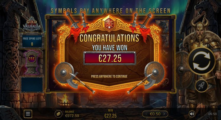 Gold of Valhalla screenshot