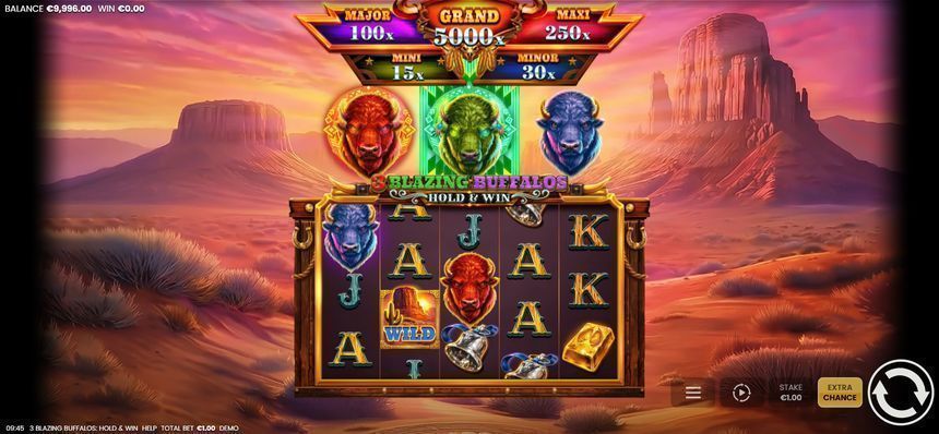 3 Blazing Buffalos: Hold & Win screenshot