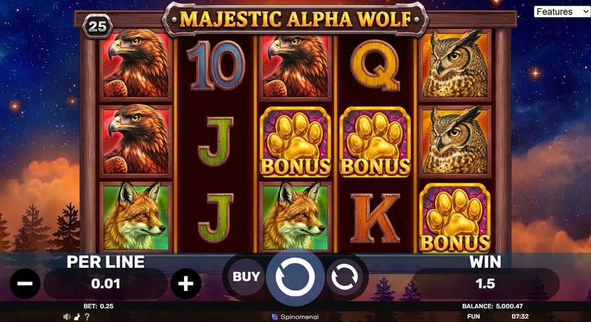 Majestic Alpha Wolf screenshot