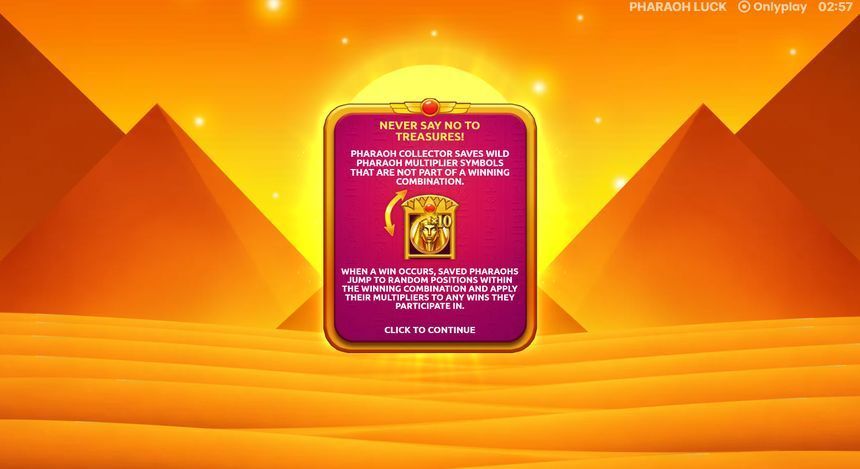 Pharaoh Luck screenshot